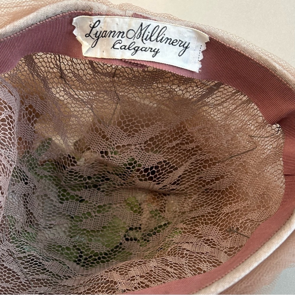 Chic Brown Floral Swirl Hat for Special Occasions - Picture 5 of 10